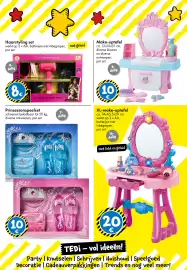 TEDi folder Pagina 19: Prinsessenspeelset €10,00, Haarstyling set €8,00