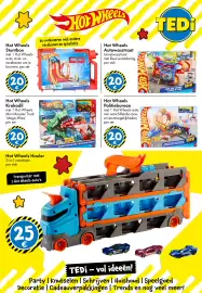 TEDi folder Pagina 8: Hot Wheels Krokidil €20,00, Hot Wheels Politiebureau €20,00
