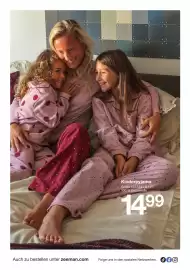 Zeeman Prospekt Seite 4: A Kinderpyjama Größe 134-164/8-14Y 100% Baumwolle 14.99 Auch zu bestellen unter zeeman.com Folge