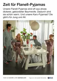 Zeeman Prospekt Seite 6: Zeit für Flanell-Pyjamas Unsere Flanell-Pyjamas sind oft aus etwas dickerer, gebürsteter Baumwolle
