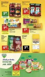 Delikatesy Centrum gazetka tydzień 44 Strona 28: Dżem o obniżonej zawartości cukru MK €3,99, Baton Nestlé €2,19