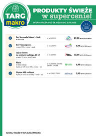 Makro gazetka tydzień 44 Strona 8: Ser Mascarpone Mlekpol €5,24, Jajka kurze z chowu na wolnym wybiegu Invest-Michel €19,94
