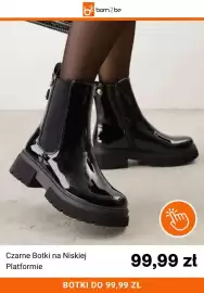 Born2be gazetka tydzień 43 Strona 3: Czarne botki na niskiej platformie €99,99