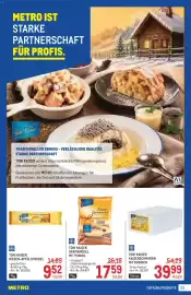Metro Flugblatt Seite 23: TONI KAISER GERMKNÖDEL MIT POWIDL €17,59, TONI KAISER KAISERSCHMARRN MIT ROSINEN €39,99