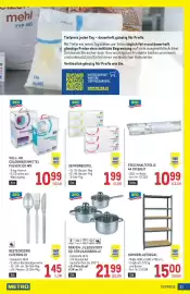 Metro Flugblatt Seite 31: Aro BRATEN-, FLEISCHTOPF OD. STIELKASSEROLLE €21,99, Aro SCHWERLASTREGAL €15,00