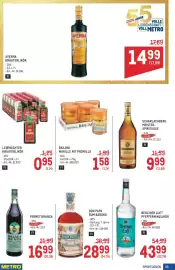 Metro Flugblatt Seite 39: Averna Kräuterlikör €14,99, Bailoni Marille mit Promille €1,58