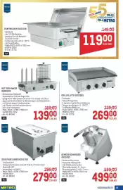 Metro Flugblatt Seite 45: Chafing Dish GCD1016 €119,00, Hot Dog Maker GHM2001 €139,00