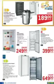 Metro Flugblatt Seite 46: BE COOL Getränke-Kühlschrank Party Cooler €189,00, Beko Kühlschrank €249,00