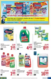 Metro Flugblatt Seite 49: Ajax Allzweckreiniger €1,89, Wettex Schwammtuch Brief €1,65