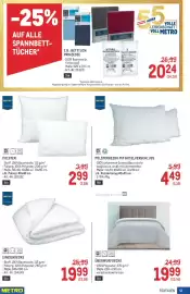 Metro Flugblatt Seite 51: Einziehdecke €19,99, POLSTER €2,99
