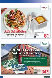Metro Flugblatt Seite 10: Schafkase ALFA Alfa Schafkäse Cremiger und charaktervoller Schafkäse für jedes Gericht ALFA