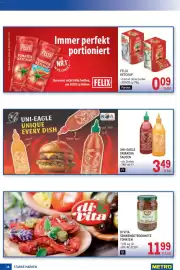 Metro Flugblatt Seite 14: Di Vita Sonnengetrocknete Tomaten €11,99, Felix Ketchup €0,09