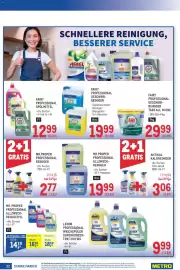 Metro Flugblatt Seite 22: Mr. Proper Professional Allzweck-Reiniger €19,99, Fairy Professional Geschirr-Reiniger €19,99