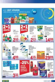 Metro Flugblatt Seite 23: Ariel Vollwaschmittel €14,99, Oral-B Zahncreme Pro Expert €3,32
