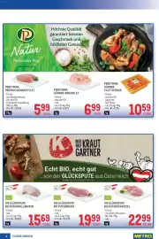 Metro Flugblatt Seite 4: Perutnina Premium Hühner Filet €5,99, Die Glückspute Bio Putenbrust €19,99