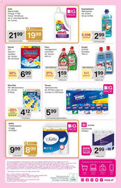 Bipa Flugblatt Seite 12: Fairy Handgeschirrspülmittel €1,59, Blue Star WC-Beckensteine €4,12