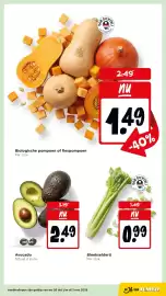 Jumbo folder week 44 Pagina 10: Avocado €2,49, Biologische Pompoen of Flespompoen €1,49