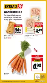 Jumbo folder week 44 Pagina 17: Kipfiletblokjes of Reepjes Naturel €4,49, Frikandelbroodje €0,50