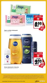 Jumbo folder week 44 Pagina 34: Nivea deodorant of douche €9,99, Page vochtig toiletpapier €0,99