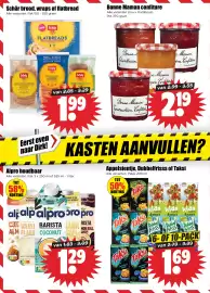 Dirk folder week 44 Pagina 14: Appelsientje, Dubbelfrisss of Taksi. Alle varianten. Pakje 200 ml. €1,69