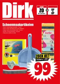 Dirk folder week 44 Pagina 22: Schoonmaakartikelen €0,99