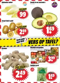 Dirk folder week 44 Pagina 8: Ready to eat avocado's €1,69, Maaltijd verspakket €3,99