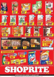 Shoprite catalogue Page 2: Bokomo - traditional oats €36,99, Standard white bread €11,99