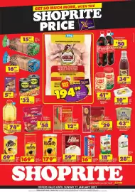 Shoprite catalogue Page 1: Nola - original/tangy mayonnaise €41,99, Coca cola - original taste less sugar €22,00