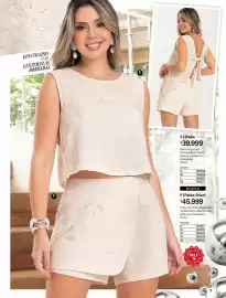 Catálogo Loguin Página 7: Blusa largo crop semsajquetada tejido plano poliester con lentejuelas unico €39.999,00