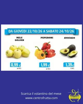 Centro frutta (valido fino al 24-10)