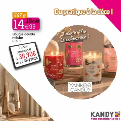 Kandy (valable jusqu'au 31-10)
