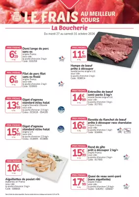 Promocash (valable jusqu'au 31-10)
