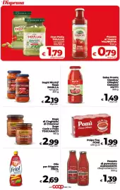 Volantino Coop Pagina 20: Polpa fine POMÍ €1,99, Ragù di Cinghiale TOSCANACCI €2,99