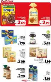 Volantino Coop Pagina 26: Fette Biscottate Mulino Bianco €2,09, Piadelle Mulino Bianco Classiche €1,99