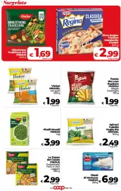 Volantino Coop Pagina 30: Spinaci Cubello Foglia Più OROGEL €2,49, Pizza Regina Classica Margherita €2,99