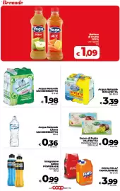 Volantino Coop Pagina 34: Succo di frutta Valfrutta €0,99, Acqua Naturale Libera San Benedetto €0,36