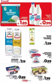 Volantino Coop Pagina 6: Yogurt Greco Delta Autentico €0,99, Mozzarella Granarolo €1,89