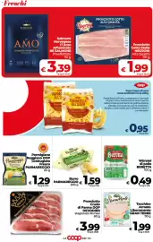 Volantino Coop Pagina 7: Prosciutto Crudo di Parma DOP Devodier €3,99, Tacchino Arrosto Liberamente Gran Terre €1,99