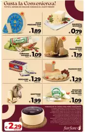 Volantino Coop Pagina 9: Galbanone Galbani €1,09, Piave Mezzano DOP €1,89