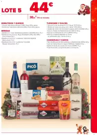 Folleto Carrefour Market Página 7: LOTE 5 EMBUTIDOS Y QUESOS 44€ 38,80€ IVA no incluido. 1 Chorizo Vela Ibérico Bellota