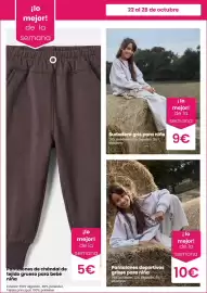 Catálogo Pepco semana 43 Página 4: Pantalones deportivos grises para niña €10,00, Sudadera gris para niña €9,00
