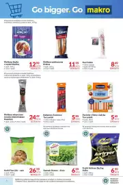 Makro gazetka Strona 6: Frytki Airfryer Zig Zag Aviko €6,99, Kiełbasa podsuszana Krakus €11,99