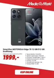 Media Markt gazetka tydzień 43 Strona 2: Smartfon MOTOROLA Edge 70 €1.999,00