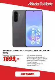 Media Markt gazetka tydzień 43 Strona 5: Smartfon SAMSUNG Galaxy A57 5G €1.699,00