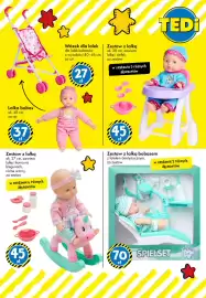 Tedi gazetka Strona 17: Zestaw z lalką bobasem z fotelem dentystycznym €70,00, Zestaw z lalką €45,00
