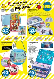 Tedi gazetka Strona 4: Spidey Amazing Friends Super Activity Album €23,00, Zestaw plastyczny w pudełku €45,00