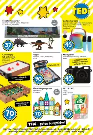 Tedi gazetka Strona 9: Klocki magnetyczne €70,00, Pinball game €90,00