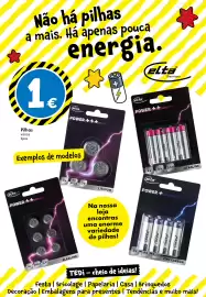 Catálogo TEDi Página 14: Pilhas vários tipos €1,00