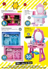 Catálogo TEDi Página 19: Conjunto de princesa Splendid €10,00, Conjunto de cabeleireiro €8,00