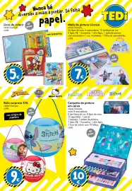 Catálogo TEDi Página 4: Spidey amazing friends super activity album €5,00, Conjunto de pintura em caixa €10,00